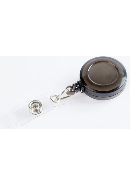 Siyah 1 Adet Geri Çekilebilir Rozet Kart Tutucu Alüminyum Çalışma Kartı Kılıfı Hemşire Doktor Kimlik Isim Kartı Rozeti Tutucu Okul Ofis Malzemeleri (Yurt Dışından)