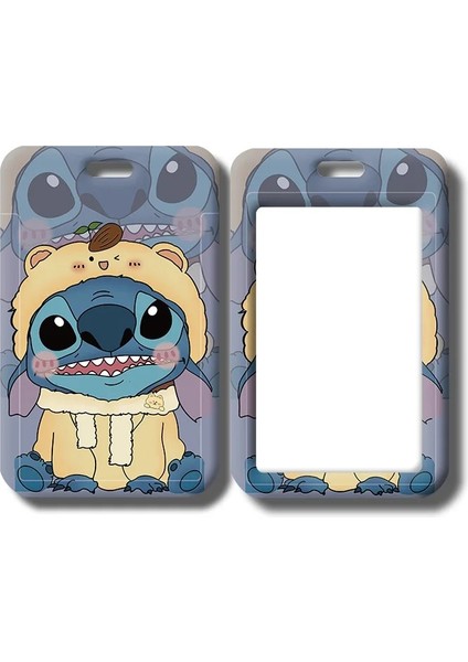 5-P Disney Anime Dikiş Kart Tutucu Sevimli Asılı Boyun Uzun Halat Kart Kapağı Öğrenci Kimlik Kartı Otobüs Kartı Kol Rozeti Tutucu Çocuklar Hediye (Yurt Dışından) indirimleri