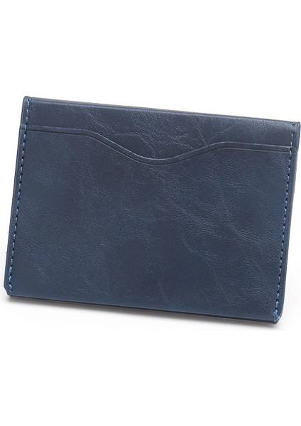 Siyah Vintage Pu Katı Otobüs Kartı Kol Kimlik Kartı Kılıfı Kartvizit Çantası Kart Koruyucu Kılıf Kredi Kartı Tutucu Çıtçıt Cüzdan (Yurt Dışından) indirimleri