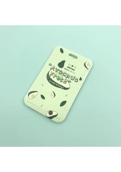 Ipi Yok Kredi Kartı Tutucu Kordonlu Sevimli Karikatür Meyve Bankası Kimlik Otobüsü Kimlik Kartı Tutucu Iş Cüzdan Öğrenci Otobüs Kartı Kılıfı (Yurt Dışından)