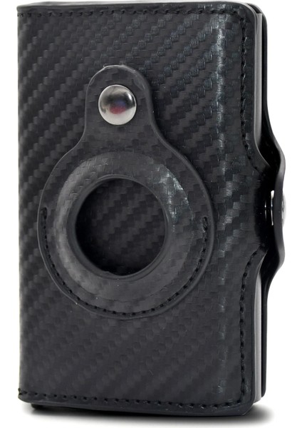 T-Pembe Airtag Cüzdan Rfid Kredi Kartı Sahipleri Erkekler Karbon Fiber Ince Banka Kart Sahibi Kılıf Airt Etiketi Erkek Akıllı Minimalist Cüzdan Macsafe (Yurt Dışından) indirimleri