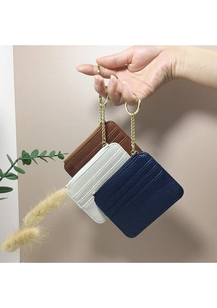 Bej Ultra-Ince Fermuarlı Kart Tutucu Moda Pu Deri Kadın Mini Cüzdan Kart Çantası Çoklu Kart Bozuk Para Cüzdanı Taşınabilir Cüzdan Erkekler Için (Yurt Dışından) modelleri