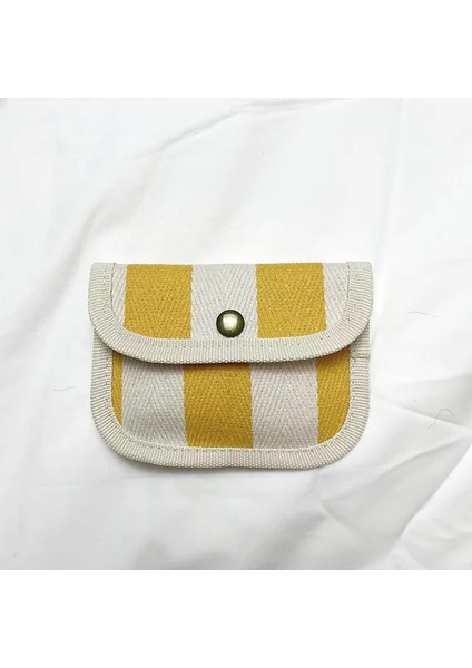 Bag-07 1 Adet Çile Bozuk Para Cüzdanı Kimlik Kredi Kartı Çanta Kapak Çok Fonksiyonlu Kulaklık Anahtar Saklama Torbaları Çizgili Ekose Kart Tutucu Cüzdan Çanta (Yurt Dışından)