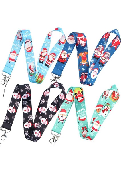 Siyah Kordon 1 Adet Erkekler Adam Noel Karikatürler Kordon Anahtarlık Kimlik Kartı Tutucu Boyun Askıları Rozet Kart Kapak Tutucu Asmak Halat Aksesuarları Hediye (Yurt Dışından) fırsatları
