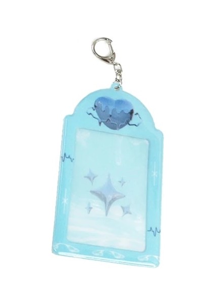 A5 1 Adet Taşınabilir Aşk Kalp 3 Inç Kpop Fotoğraflı Kart Tutucu Kalp Içi Boş Kredi Kimlik Banka Kartı Otobüs Kartı Fotoğraf Koruyucu Kılıf (Yurt Dışından)