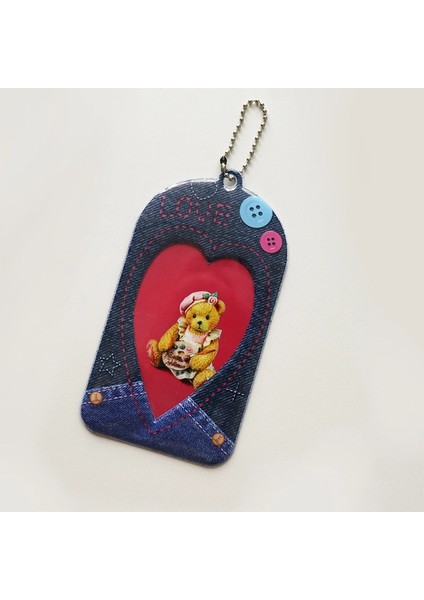 A5 1 Adet Taşınabilir Aşk Kalp 3 Inç Kpop Fotoğraflı Kart Tutucu Kalp Içi Boş Kredi Kimlik Banka Kartı Otobüs Kartı Fotoğraf Koruyucu Kılıf (Yurt Dışından) indirimleri