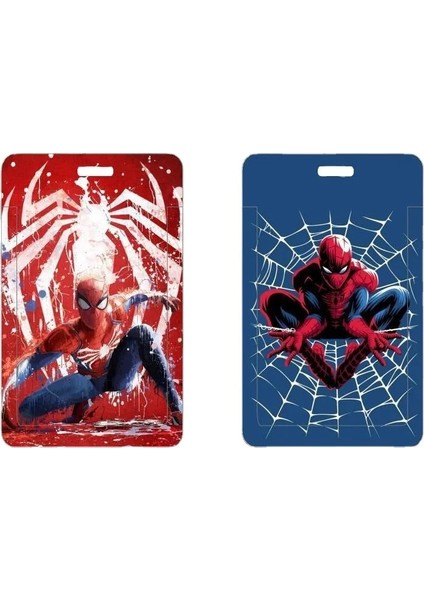 21 Marvel Pvc Kart Tutucu Örümcek Adam Süper Kahraman Öğrenci Kampüsü Asılı Boyun Çanta Klasik Film Orijinal Kordon Kimlik Kartı Vaka Hediyeler (Yurt Dışından) modelleri