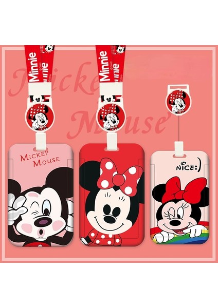 Css6 Disney Karikatür Mickey Mouse Minnie Ölçeklenebilir Kart Sahipleri Anime Taşınabilir Öğrenci Otobüsü Kimlik Kartı Kart Kılıfı Halter Halat Doğum Günü Hediyesi (Yurt Dışından) fiyatları
