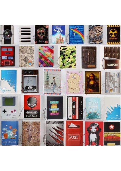 21 Yaratıcı Seyahat Pasaport Kapağı Pvc Cüzdan Çanta Mektup Erkek Kadın Kimlik Adres Tutucu Taşınabilir Yatılı Seyahat Aksesuarları (Yurt Dışından) fiyatları