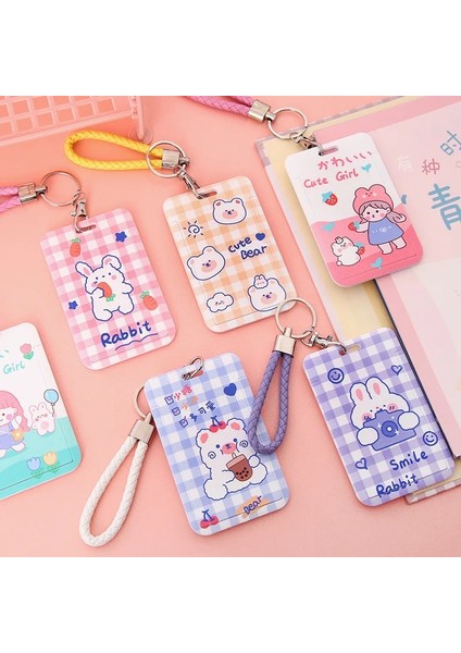 K 2022 Kadın Erkek Kartvizitlik Karikatür Sevimli Geri Çekilebilir Kredi Kartı Sahipleri Banka Kimlik Sahipleri Rozeti Çocuk Otobüs Kartı Kılıfı (Yurt Dışından) indirimleri