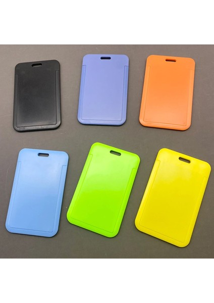 Mavi Sıcak Plastik Kadın Erkek Kimlik Kredi Kartı Tutucu Cüzdan Moda Öğrenci Otobüsü Kimlik Iş Slayt Kart Kapak Tutucu Çanta Kılıfı (Yurt Dışından) fırsatları