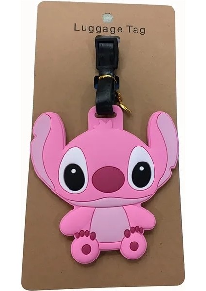 Stil 10 Karikatür Dikiş Pembe Seyahat Aksesuarları Bagaj Etiketi Bavul Moda Stil Silikon Taşınabilir Seyahat Etiketi Kimlik Adres Tutucu (Yurt Dışından)