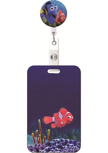 Resim Olarak Disney Dory Marlin Nemo Kart Tutucu Kordon Çocuk Kimlik Kartı Sahipleri Anime Kartvizit Kutusu Palyaço Balığı Boyun Askısı Geri Çekilebilir Klip (Yurt Dışından)