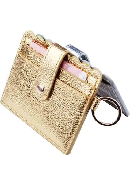 Stil 6 Yeni Varış Yüksek Kaliteli Basit Parlak Pu Deri Rahat Kart Sahipleri Kadın Pu Fermuar Değişim Çanta Kızlar Mini Anahtar Kart Çantası Hediye (Yurt Dışından) fırsatları