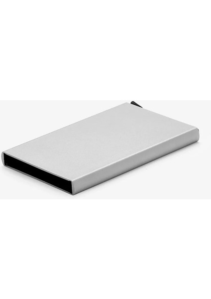 Siyah Kredi Kartı Tutucu Erkekler Ince Anti Koruma Seyahat Kimlik Kartı Sahibi Kadın Rfid Cüzdan Metal Kasa Porte Carte (Yurt Dışından) indirimleri