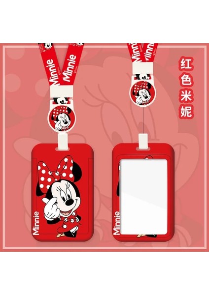 Css2 Disney Karikatür Mickey Mouse Minnie Ölçeklenebilir Kart Sahipleri Anime Taşınabilir Öğrenci Otobüsü Kimlik Kartı Kart Kılıfı Halter Halat Doğum Günü Hediyesi (Yurt Dışından)
