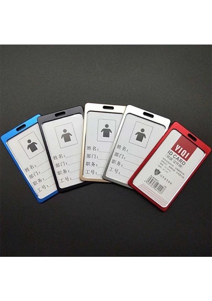 Siyah Yüksek Kaliteli Alüminyum Alaşımlı Çalışma Kartı Tutucu Adı Kimlik Kartı Kapağı Metal Çalışması Sertifika Kimlik Rozeti Kimlik Iş Çantası (Yurt Dışından) fiyatları