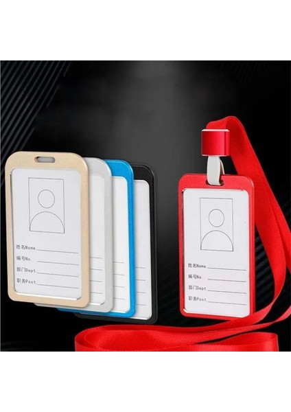 Siyah Yüksek Kaliteli Alüminyum Alaşımlı Çalışma Kartı Tutucu Adı Kimlik Kartı Kapağı Metal Çalışması Sertifika Kimlik Rozeti Kimlik Iş Çantası (Yurt Dışından) fırsatları