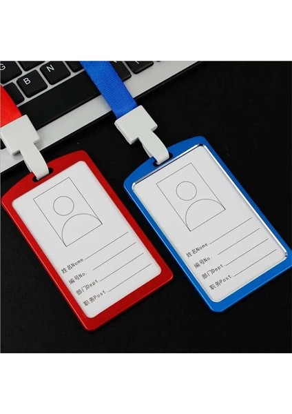 Siyah Yüksek Kaliteli Alüminyum Alaşımlı Çalışma Kartı Tutucu Adı Kimlik Kartı Kapağı Metal Çalışması Sertifika Kimlik Rozeti Kimlik Iş Çantası (Yurt Dışından) indirimleri