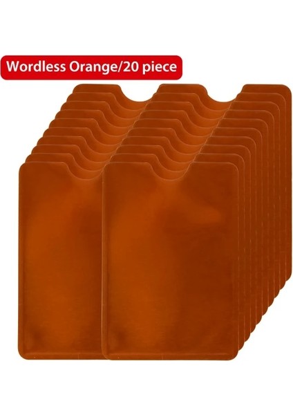 20 Adet Anti Rfid Cüzdan Engelleme Okuyucu Kilidi Banka Kartı Tutucu Kimlik Banka Kartı Durumda Koruma Metal Kredi Kartı Tutucu Alüminyum 20 Renk (Yurt Dışından)