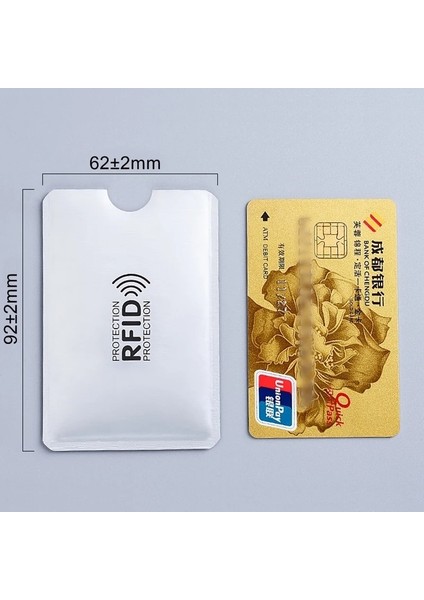 20 Adet Anti Rfid Cüzdan Engelleme Okuyucu Kilidi Banka Kartı Tutucu Kimlik Banka Kartı Durumda Koruma Metal Kredi Kartı Tutucu Alüminyum 20 Renk (Yurt Dışından) indirimleri