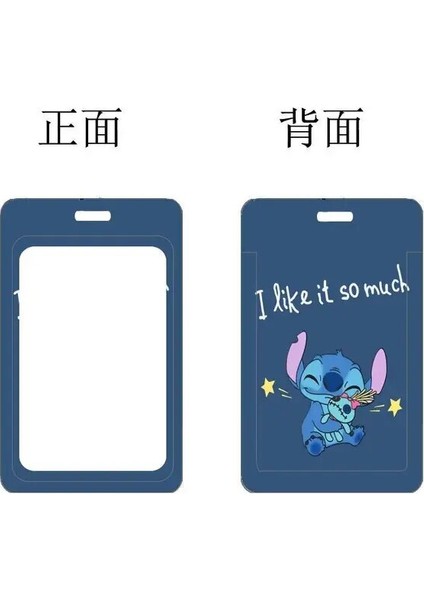 Stil 6 Disney Pvc Kart Sahibinin Anime Dikiş 2022 Yeni Öğrenci Kampüsü Asılı Boyun Çanta Anti-Kayıp Orijinal Kart Kapağı Kordon Kimlik Kartı Kılıfı (Yurt Dışından)