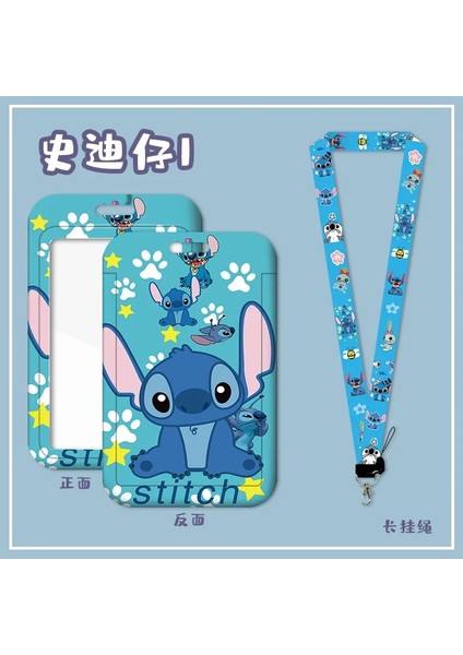 Stil 6 Disney Pvc Kart Sahibinin Anime Dikiş 2022 Yeni Öğrenci Kampüsü Asılı Boyun Çanta Anti-Kayıp Orijinal Kart Kapağı Kordon Kimlik Kartı Kılıfı (Yurt Dışından) fırsatları