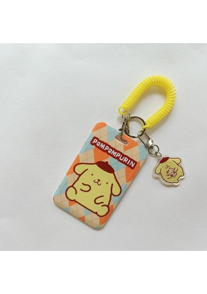 13 Hello Kitty Kulomi Melodi Karikatürler Koruyucu Kılıf Sanrio Pvc Kart Tutucu + Bahar Halat Kordon Kimliği Anti-Kayıp Kolye Anahtarlık (Yurt Dışından) fırsatları