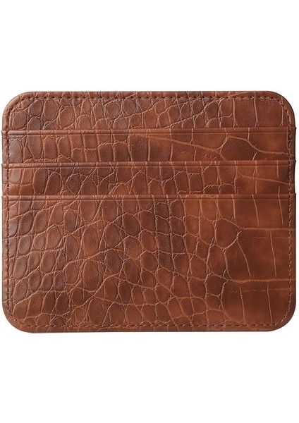 Stil 2 Çift Taraflı Kredi Kartı Tutucu Ince Banka Kartı Kimlik Kartları Bozuk Para Kesesi Kılıf Çanta Cüzdan Organizatör Kadın Erkek Ince Kartvizit Çanta (Yurt Dışından)