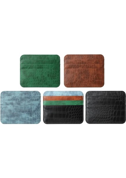 Stil 2 Çift Taraflı Kredi Kartı Tutucu Ince Banka Kartı Kimlik Kartları Bozuk Para Kesesi Kılıf Çanta Cüzdan Organizatör Kadın Erkek Ince Kartvizit Çanta (Yurt Dışından) fırsatları