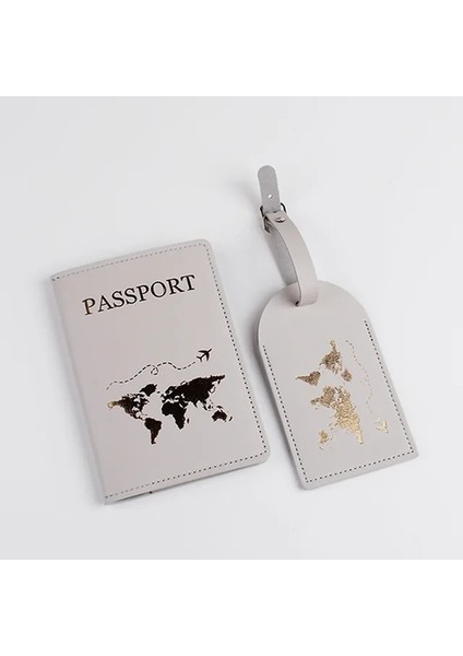Stil 6 15 Renkler Çift Setleri Dünya Haritası Sevgilisi Çift Düğün Pasaport Kapağı Kılıf Seti Mektup Kadın Erkek Seyahat Tutucu Pasaport Kapağı (Yurt Dışından)