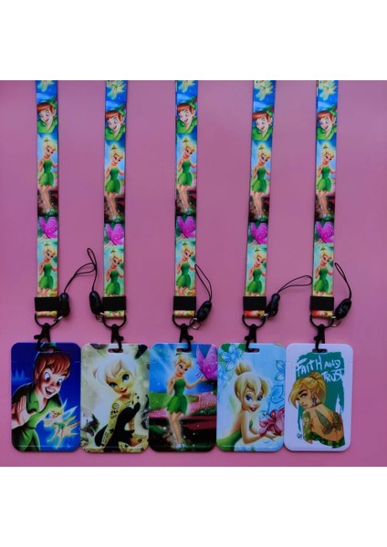 Resim Olarak Disney Tinker Bell Kimlik Kartı Tutucu Kordon Anime Peter Pan Rozeti Sahipleri Çocuk Credentil Kart Kılıfı Geri Çekilebilir Klip Kız Boyun Askısı (Yurt Dışından) modelleri