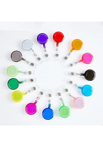 1 Adet Renk Rastgele 1 Adet Kadın Kredi Kimlik Kartı Rozeti Tutucu Geri Çekilebilir Makara Klip ile Dize Öğrenci Otobüsü Iş Çalışma Kartı Yaka Kartı Tutucular Çanta (Yurt Dışından)