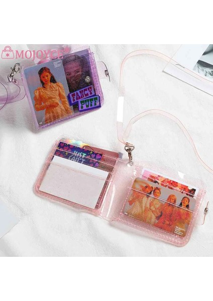 Beyaz Pvc Şeffaf Cüzdan Kadın Şeffaf Glitter Sikke Çanta Mini Para Kart Sahibinin (Yurt Dışından) fiyatları