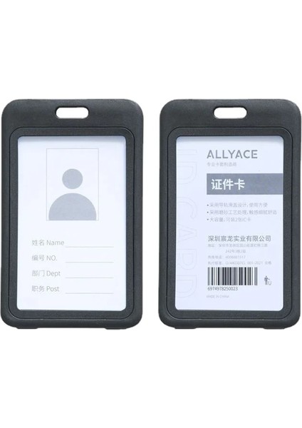 Horizon Açık Yeşil 2 Adet/takım Çift Taraflı Rozet Tutucu Geçiş Çalışma Kartı Kapağı Kimlik Etiketi Personel Işçiler Için Çalışma Izni Kılıfı Kimlik Kredi Kartı Koruyucusu (Yurt Dışından) fırsatları