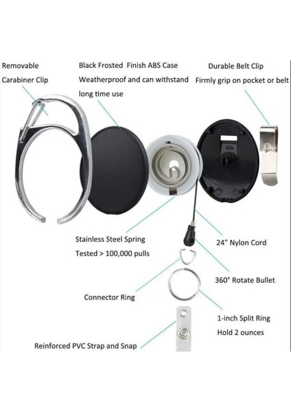 Yatay Set Yumurta Şekilli Rozet Makarası Anahtarlık Klipsi Rozet Tutuculu Yatay Dikey Çift Kart Yuvası Kimlik Etiketi Geçiş Çalışma Kartı Izin Kapağı (Yurt Dışından) modelleri