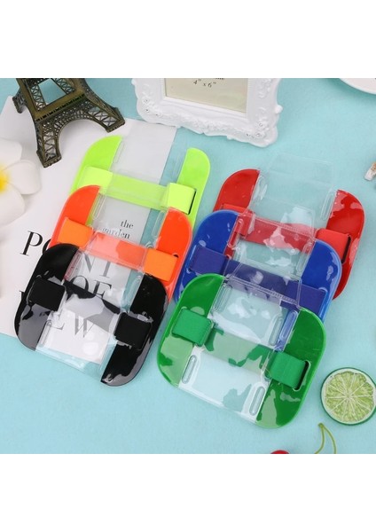 Stil A1 Kimlik Rozeti Tutucu Fotoğraf Kol Bandı Elastik Kol Bandı Kredi Kartı Durumda Değişim Para Çantası Kol Bandı Şeffaf Bozuk Para Cüzdanı Saklama Çantası (Yurt Dışından) fırsatları