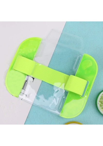 Stil A1 Kimlik Rozeti Tutucu Fotoğraf Kol Bandı Elastik Kol Bandı Kredi Kartı Durumda Değişim Para Çantası Kol Bandı Şeffaf Bozuk Para Cüzdanı Saklama Çantası (Yurt Dışından) indirimleri