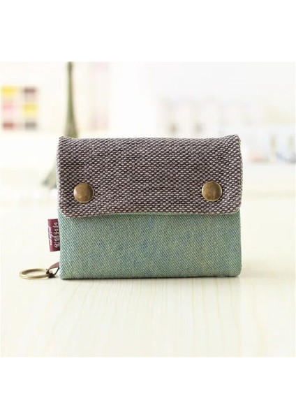 01 2022 Kadın Pamuklu Kumaş Kısa Cüzdan Büyük Kapasiteli El Yapımı Bozuk Para Cüzdanı Kart Sahibinin Bayanlar Çok Fonksiyonlu Erkek Çanta Carteira (Yurt Dışından)