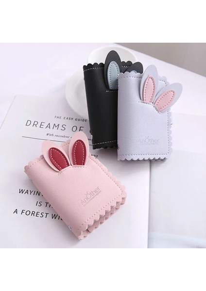 19 Güzel Karikatür Tavşan Kart Durumda Kartvizitlik Kadın Kredi Pasaport Kart Çantası Kimlik Pasaport Kartı Cüzdanı 2019 Pembe Beyaz (Yurt Dışından) fırsatları