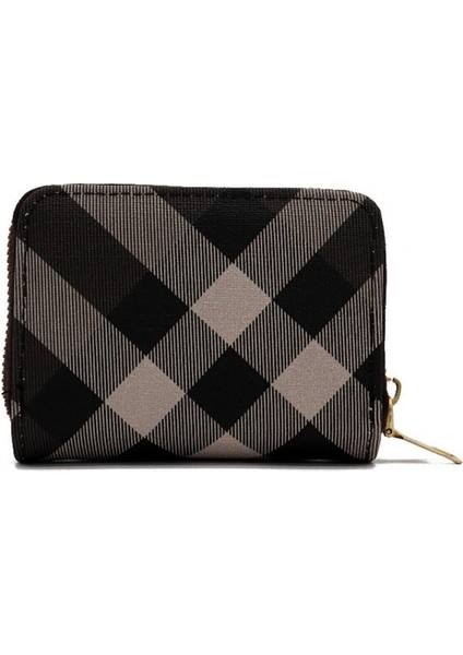 Siyah Yeni Klasik Organ Kart Tutucu Çoklu Kart Fermuarlı Bozuk Para Cüzdanı Küçük Debriyaj Pu Para Çantası Kart Sahibi Cüzdan Erkekler ve Kadınlar Için (Yurt Dışından)