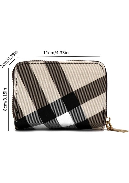 Siyah Yeni Klasik Organ Kart Tutucu Çoklu Kart Fermuarlı Bozuk Para Cüzdanı Küçük Debriyaj Pu Para Çantası Kart Sahibi Cüzdan Erkekler ve Kadınlar Için (Yurt Dışından) indirimleri