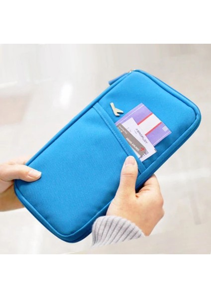 Gül Seyahat Cüzdanı Pasaport Kredi Kartı Tutucu Organizatör Nakit Tutucu Belge Çantası Çok Fonksiyonlu Çanta Seyahat Paketi Debriyaj Saklama Çantası (Yurt Dışından) indirimleri