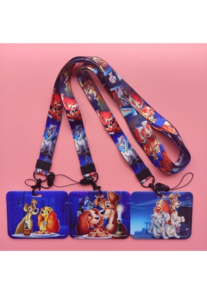 Geri Çekilebilir Klip Disney Lady ve Serseri Kimlik Kartı Tutucu Kordon Kimlik Rozeti Tutucular Karikatür Sevimli Köpekler Kart Kılıfı Boyun Askısı Banka Kart Sahibi (Yurt Dışından) modelleri