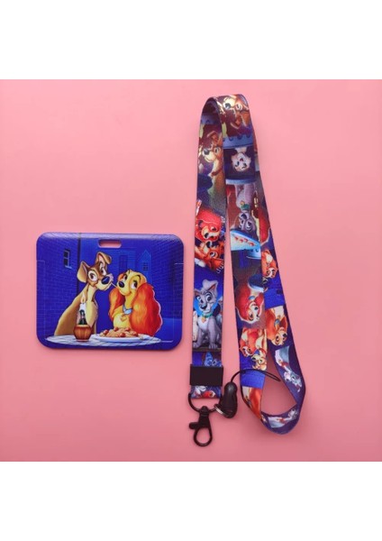 Geri Çekilebilir Klip Disney Lady ve Serseri Kimlik Kartı Tutucu Kordon Kimlik Rozeti Tutucular Karikatür Sevimli Köpekler Kart Kılıfı Boyun Askısı Banka Kart Sahibi (Yurt Dışından) indirimleri