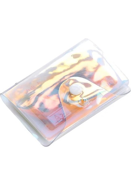 Flaş Yeni Pvc Lazer Şeffaf Kimlik Nakit Kart Sahibinin Erkekler Iş Rfid Engelleme Cüzdan Kredi Kartı Koruyucu Kılıf Cep Çanta H135 (Yurt Dışından)