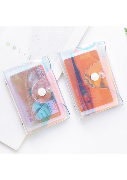 Flaş Yeni Pvc Lazer Şeffaf Kimlik Nakit Kart Sahibinin Erkekler Iş Rfid Engelleme Cüzdan Kredi Kartı Koruyucu Kılıf Cep Çanta H135 (Yurt Dışından) fiyatları