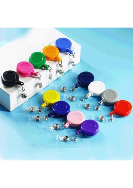 Rastgele Renk 1 Adet 1 Adet Şeffaf Kart Tutucu Öğrenci Otobüsü Kart Kapağı Geri Çekilebilir Rozet Tutucu Kadın Erkek Iş Kredi Kartları Banka Kimlik Kartı Kılıfı (Yurt Dışından)