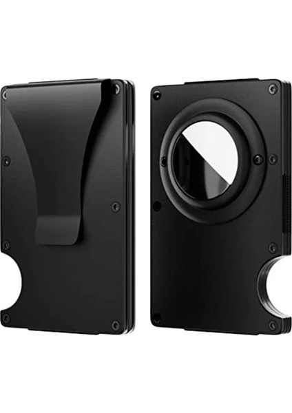 Erkekler Için Yeşil Airtag Cüzdan, Ince Minimalist Rfid Engelleme Hava Etiketi Tutucu Ön Cep Metal, Para Klipsli Kart (Yurt Dışından) modelleri