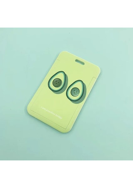 Ipi Yok Kredi Kartı Tutucu Kordonlu Sevimli Karikatür Meyve Bankası Kimlik Otobüsü Kimlik Kartı Tutucu Iş Cüzdan Öğrenci Otobüs Kartı Kılıfı (Yurt Dışından)